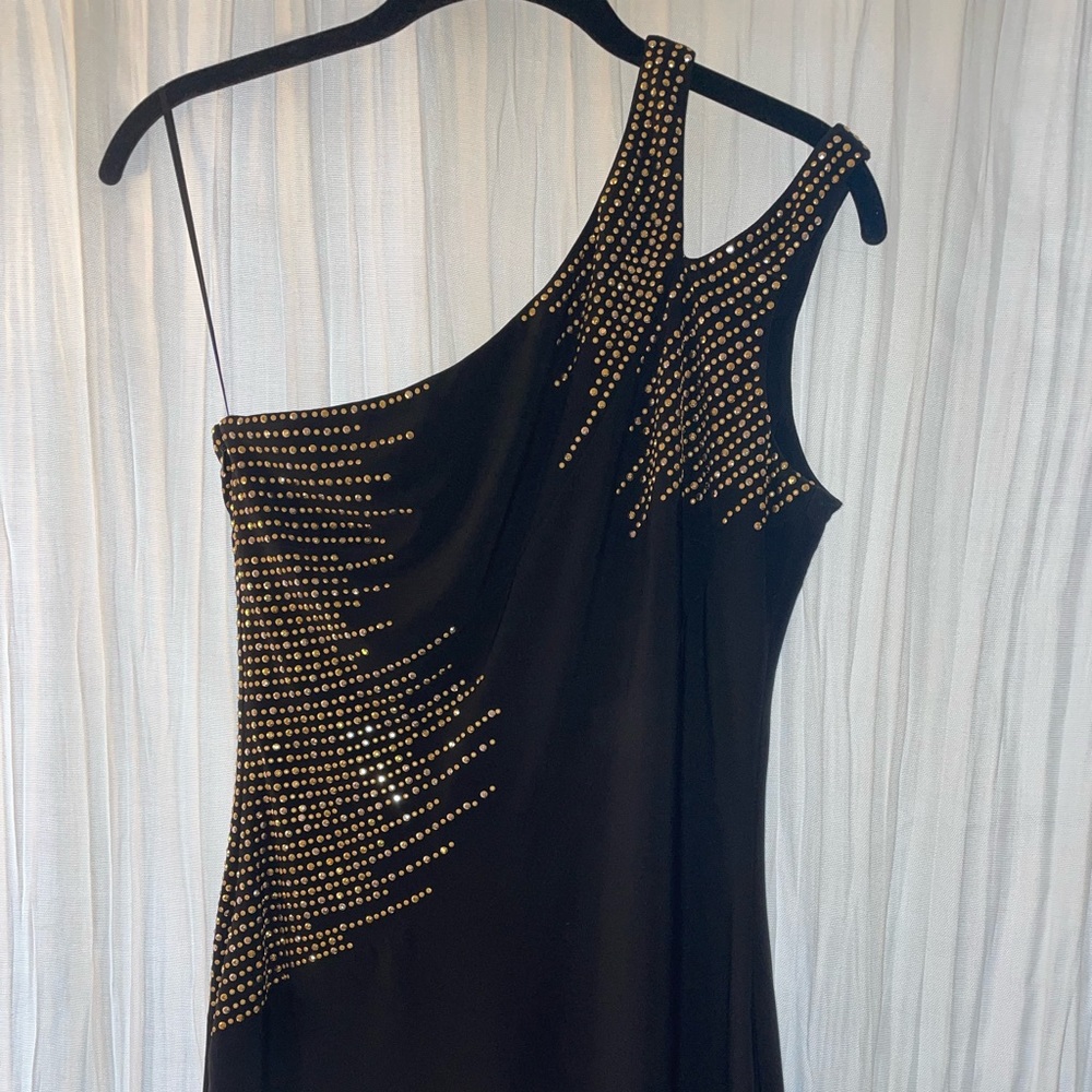 Cache Bodycon One-Shoulder Mini Dress